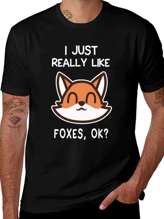 I Just Really Like Foxes Graphic T-Shirt