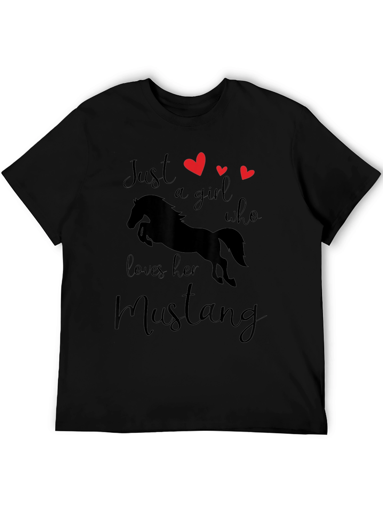 Just a Girl Who Loves Her Mustang T-Shirt