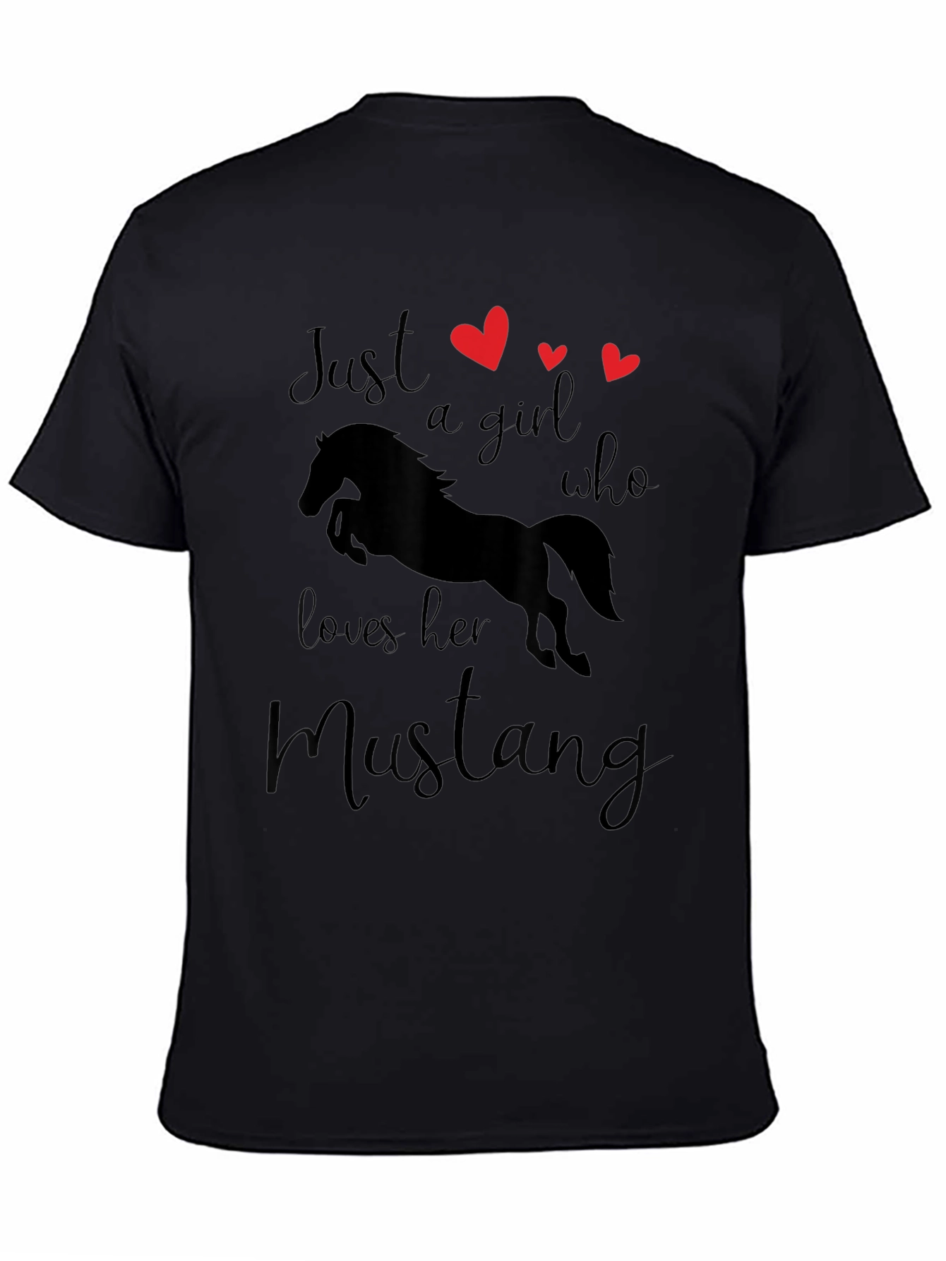 Just a Girl Who Loves Her Mustang T-Shirt