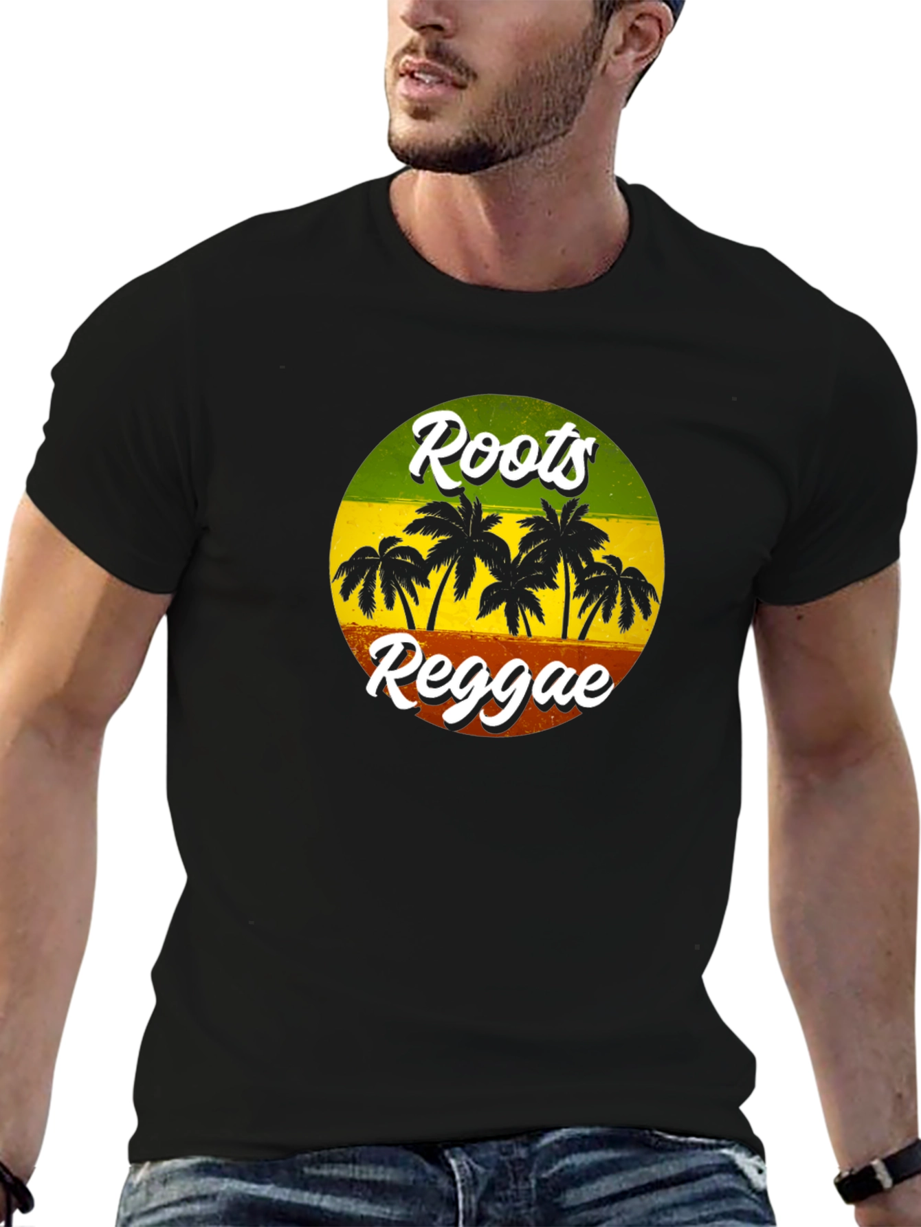 Roots Reggae Graphic Tee - Rasta Style Shirt