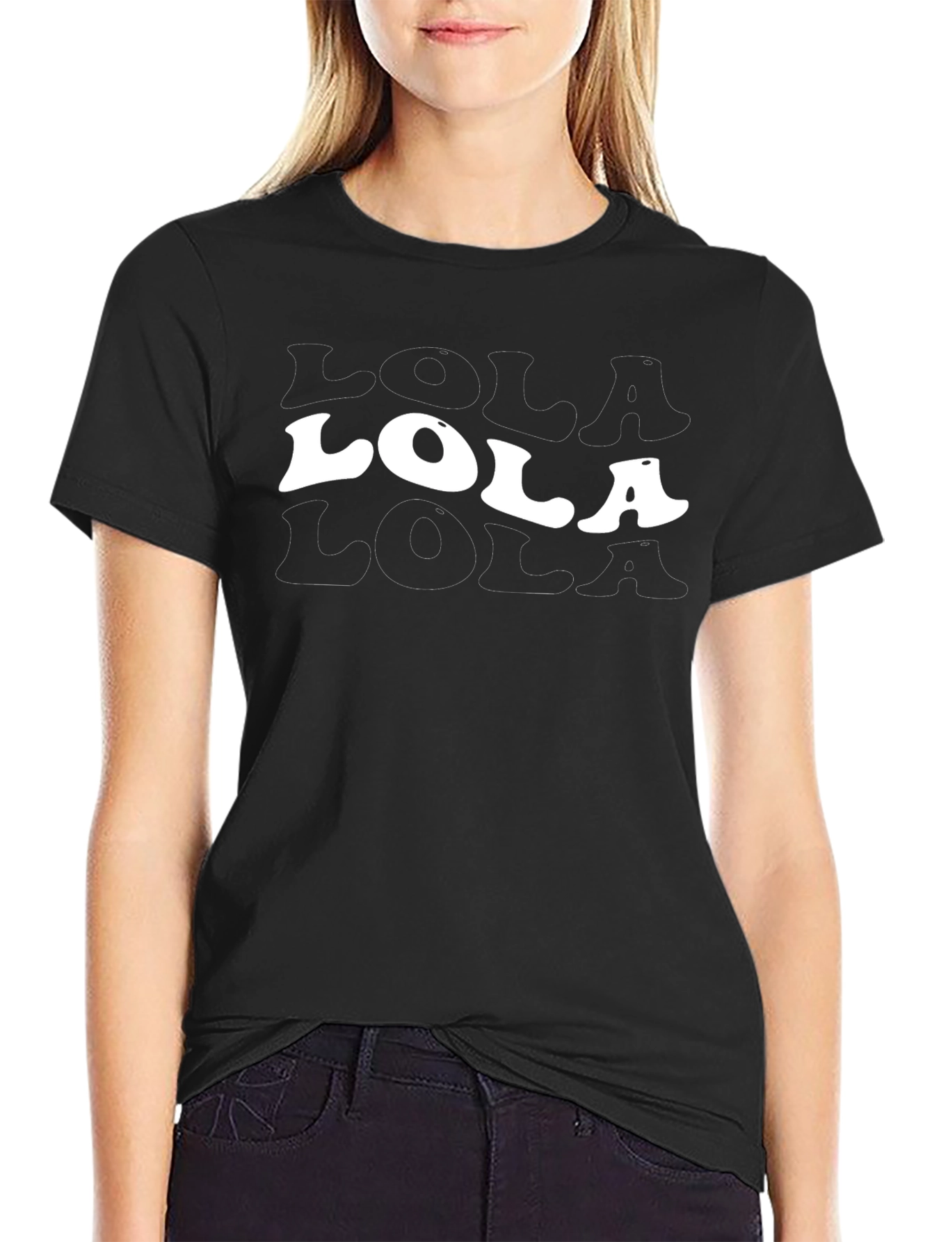 Lola Graphic Tee - Retro Style
