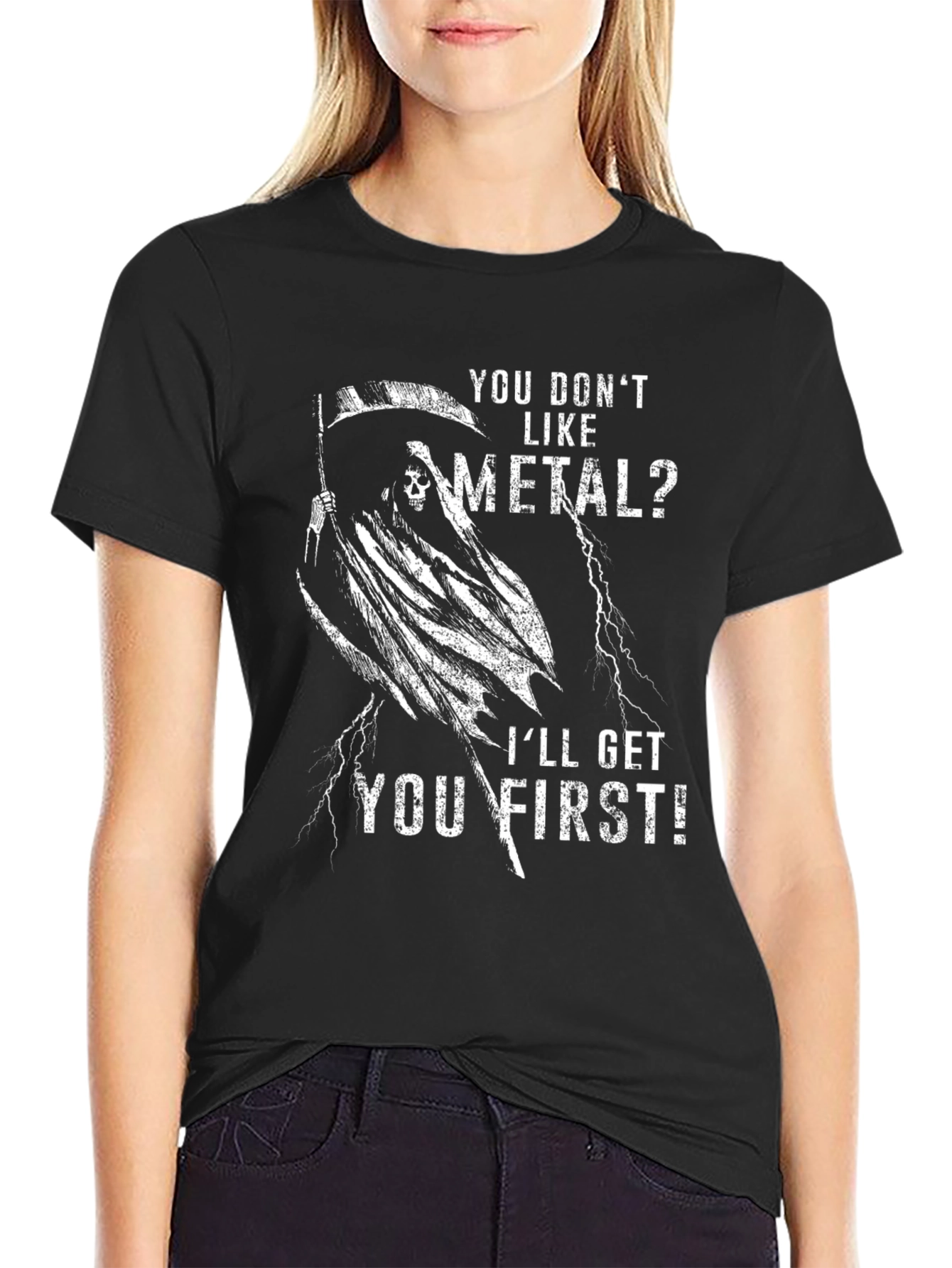 Metalhead Reaper Graphic T-Shirt