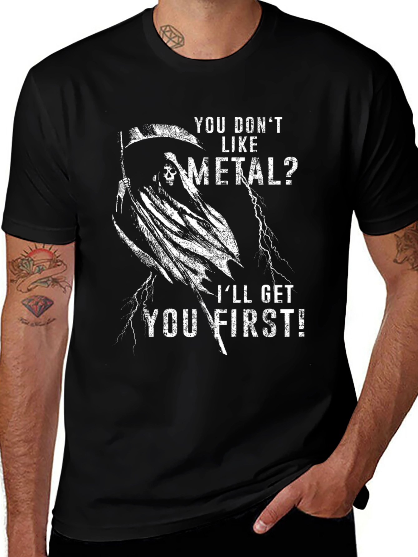 Metalhead Reaper Graphic T-Shirt