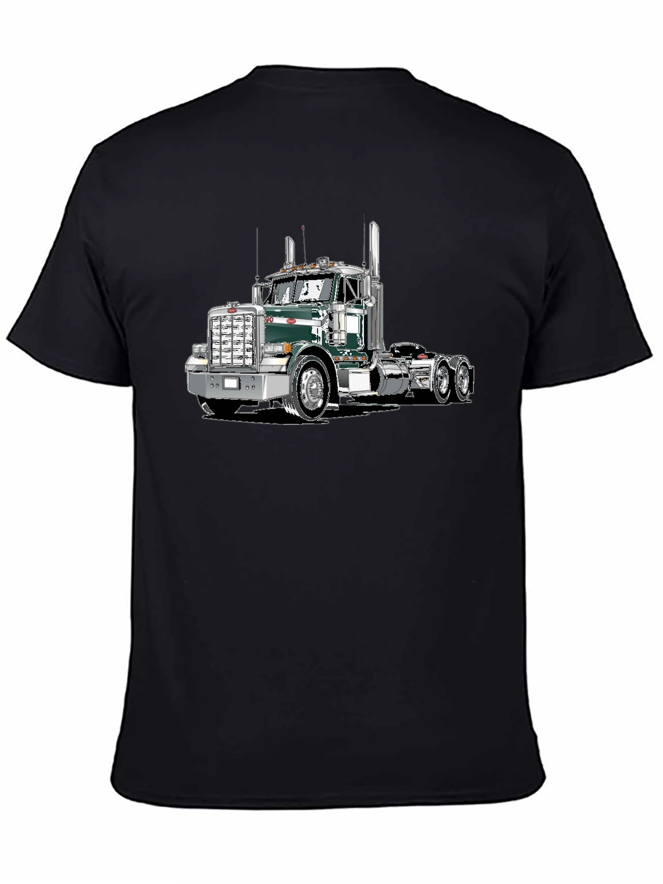 Truck Graphic Tee - Cool Black Shirt