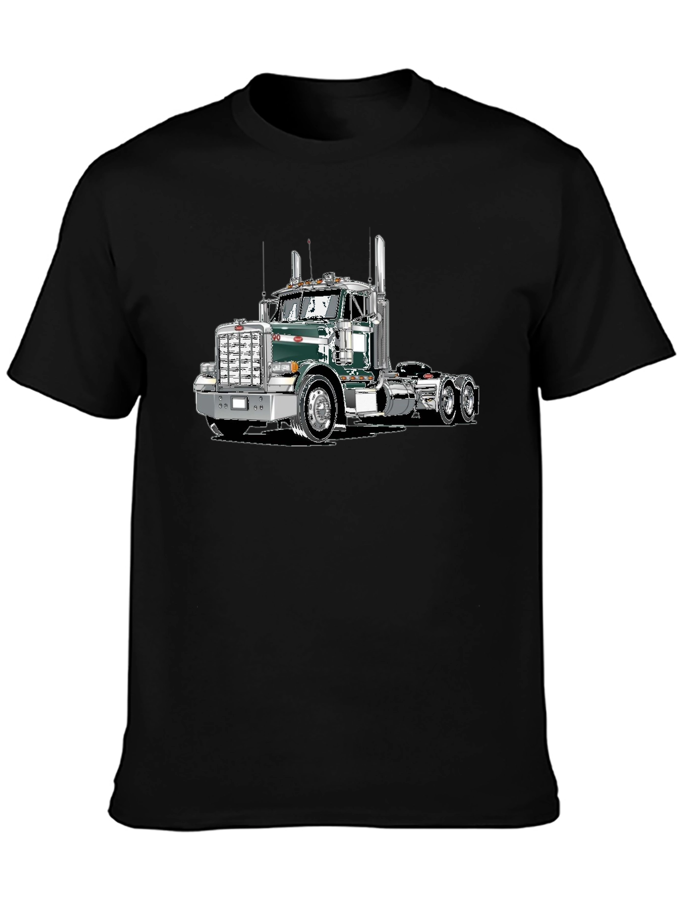Truck Graphic Tee - Cool Black Shirt