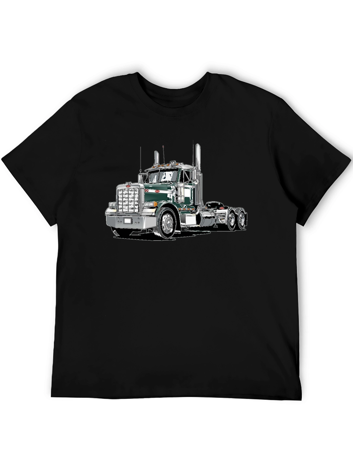 Truck Graphic Tee - Cool Black Shirt
