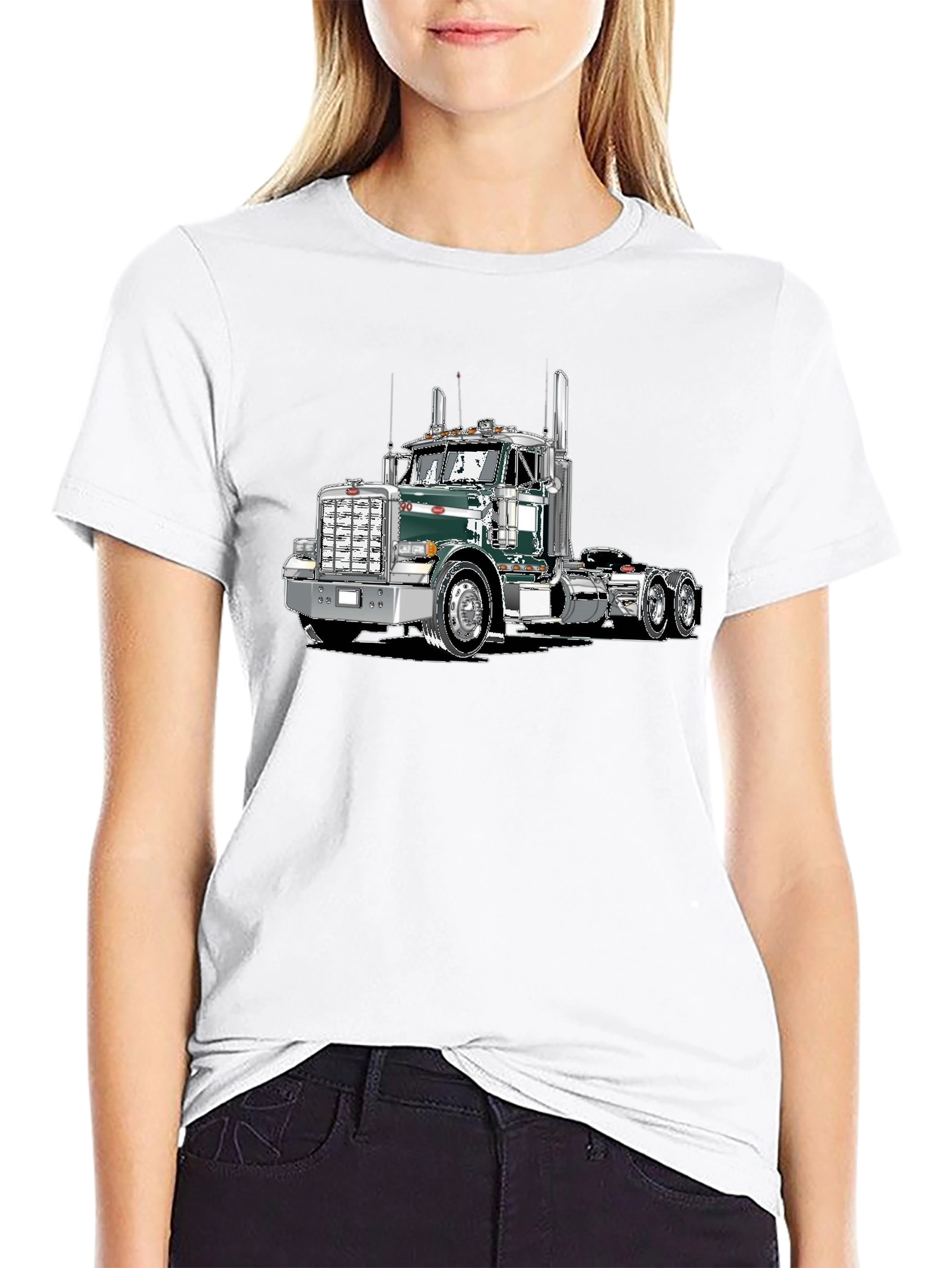 Truck Graphic Tee - Cool Black Shirt