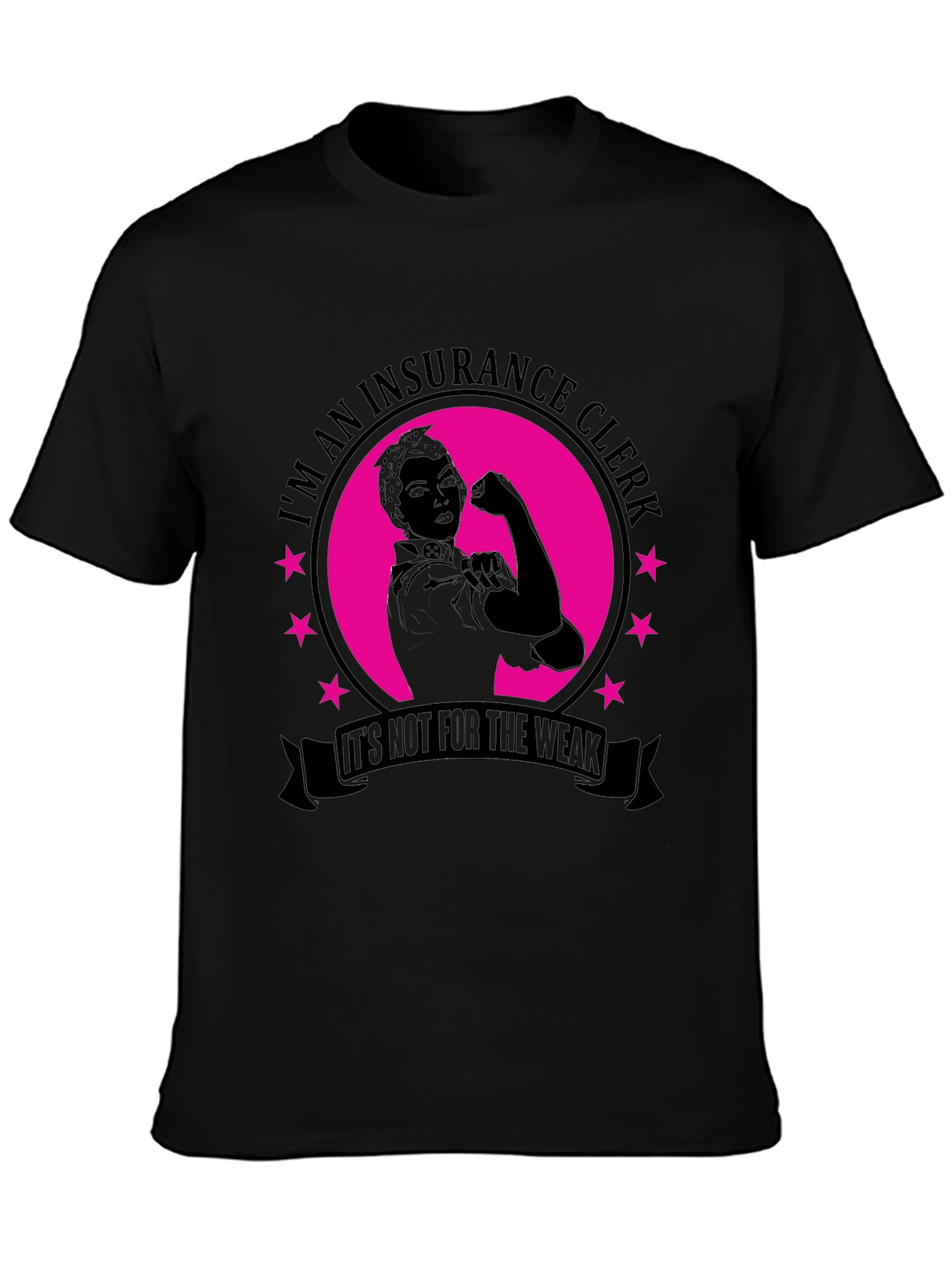 Insurance Clerk Rosie the Riveter T-Shirt