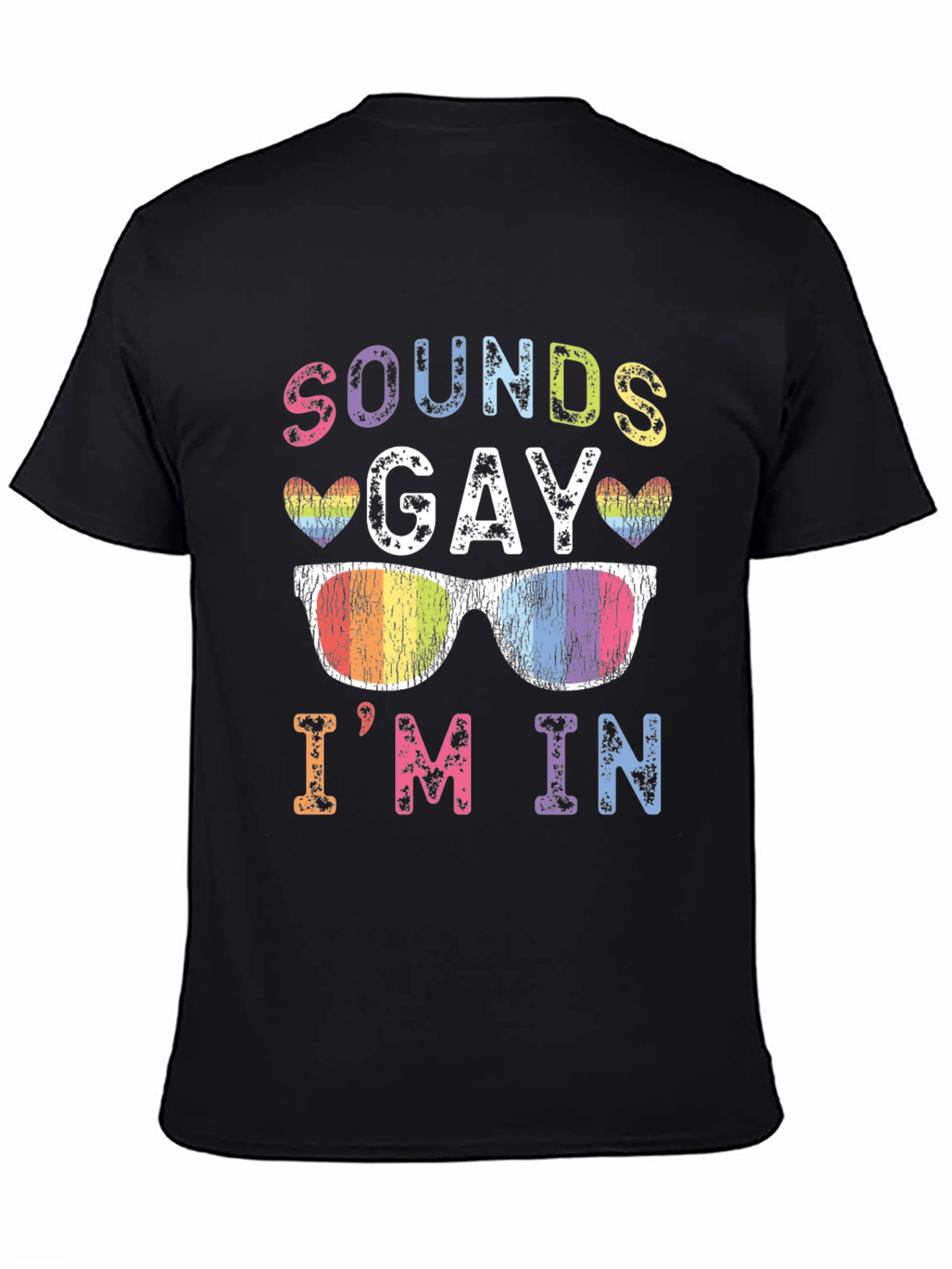 Sounds Gay Im In Rainbow T-Shirt