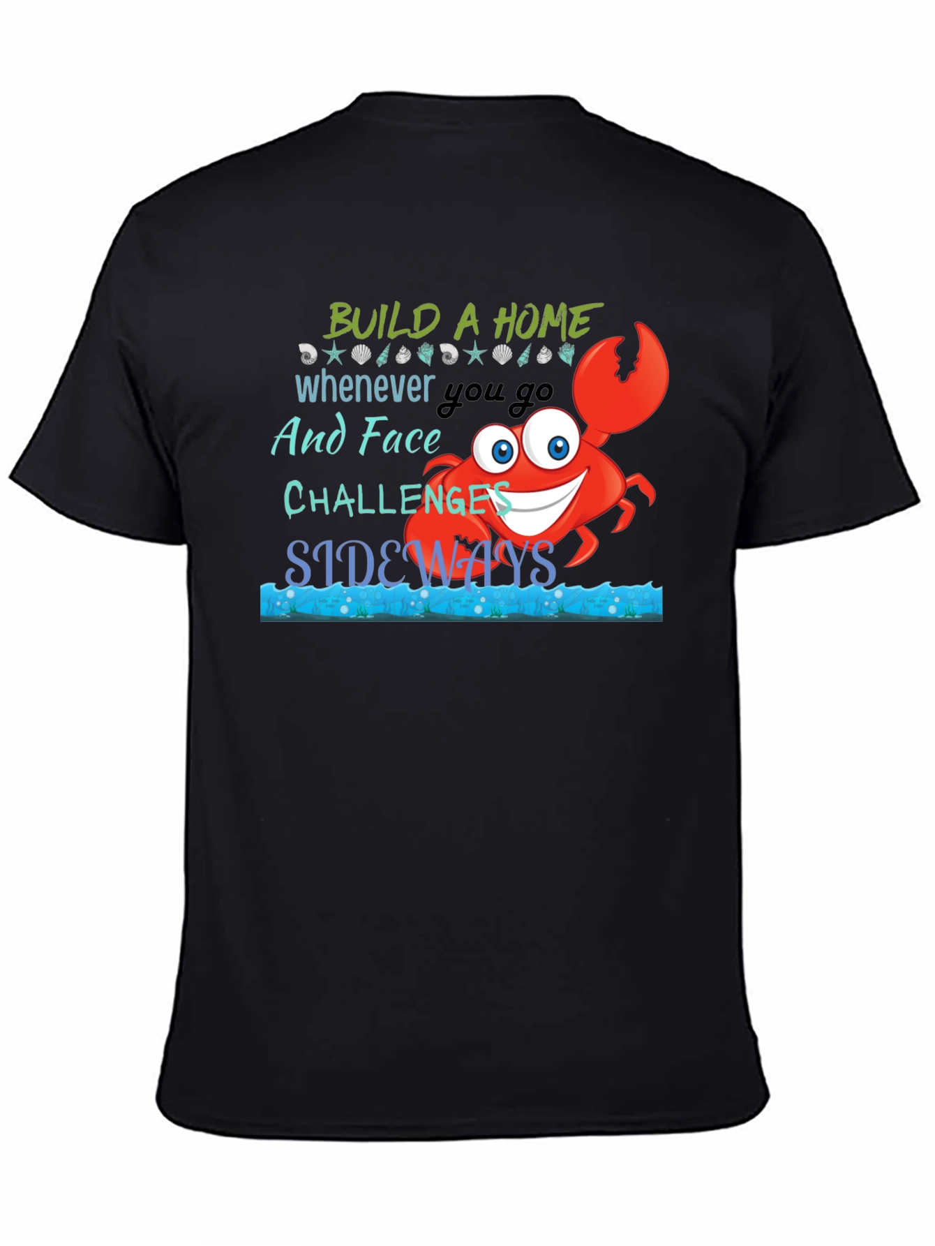 Build A Home Crab Graphic T-Shirt