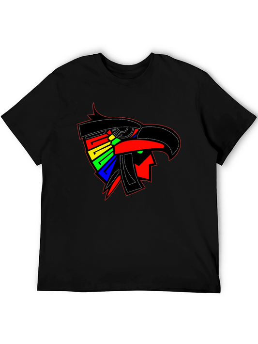 Bold Eagle Graphic Tee - Black