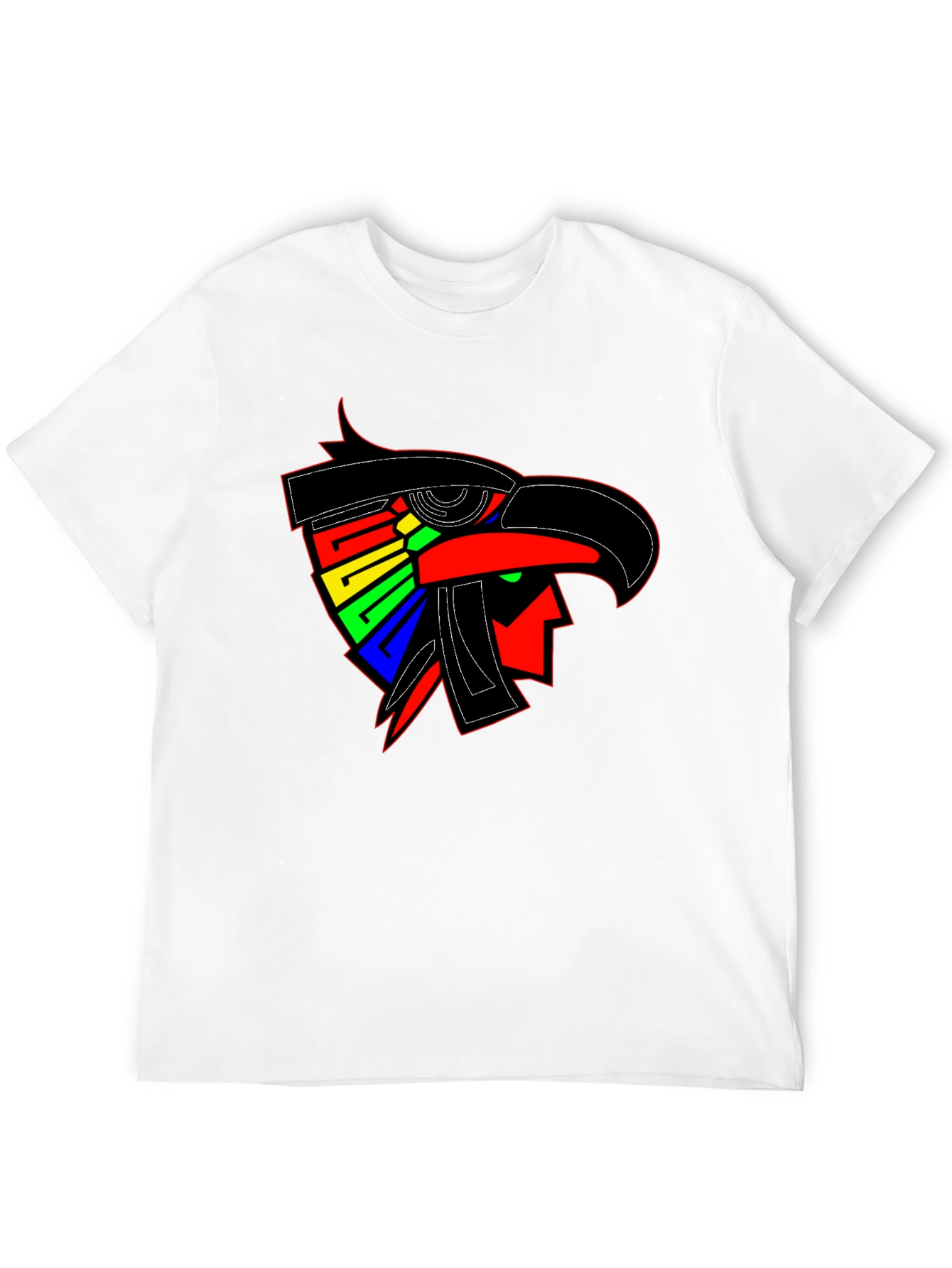 Bold Eagle Graphic Tee - Black
