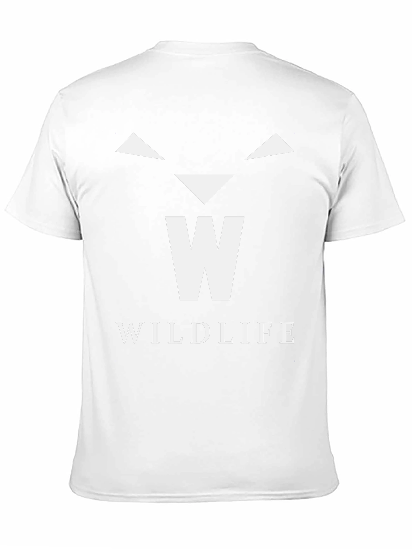 Wildlife Graphic Tee - Black Cotton T-Shirt