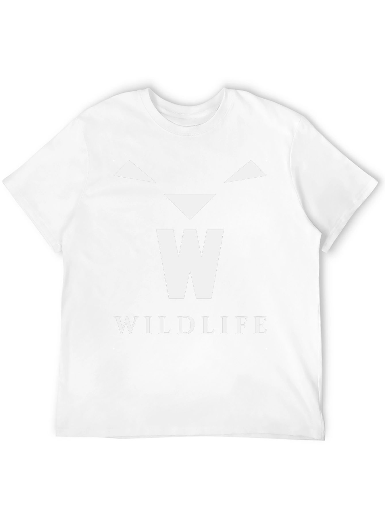 Wildlife Graphic Tee - Black Cotton T-Shirt