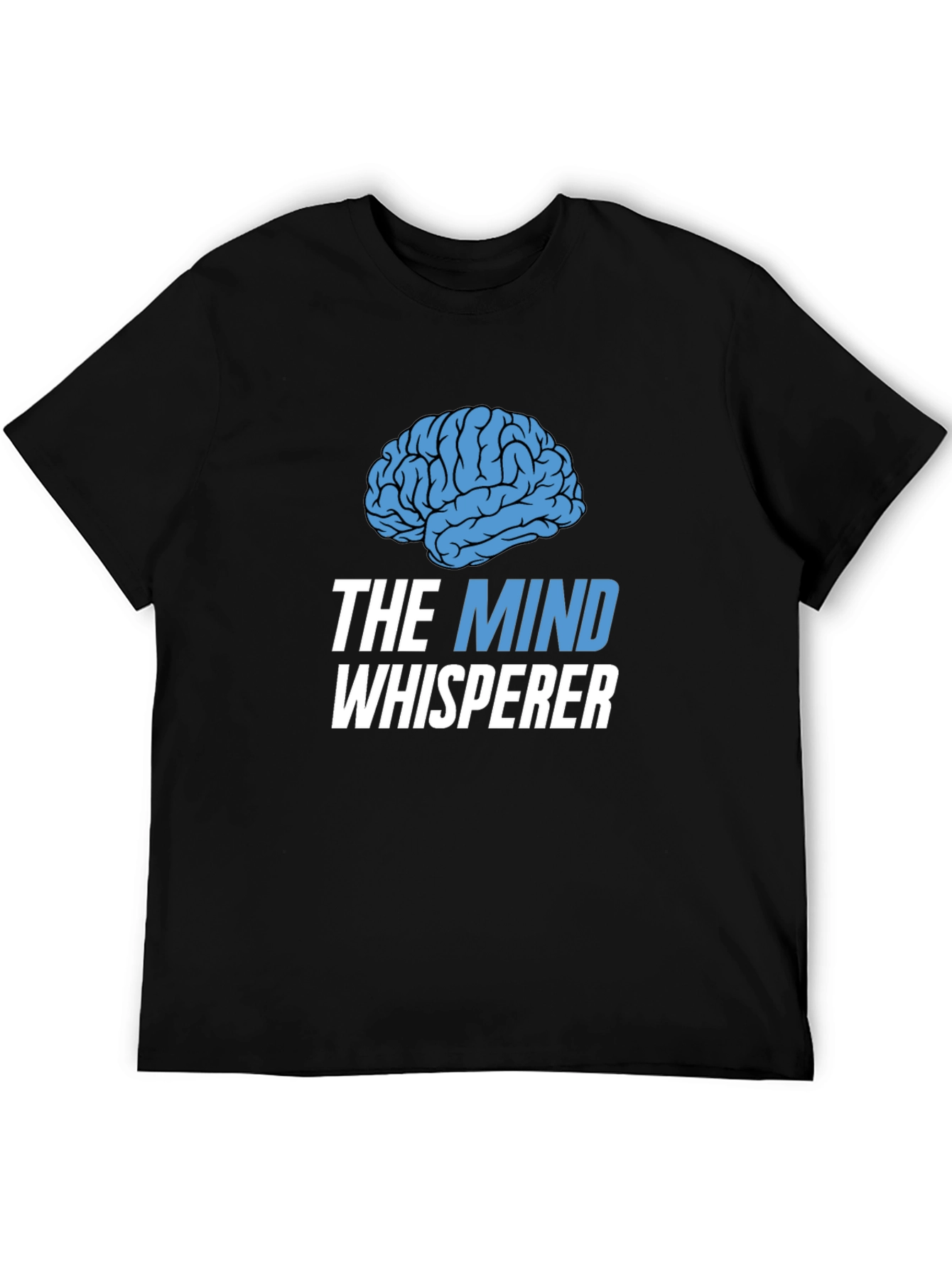 The Mind Whisperer Black Graphic Tee