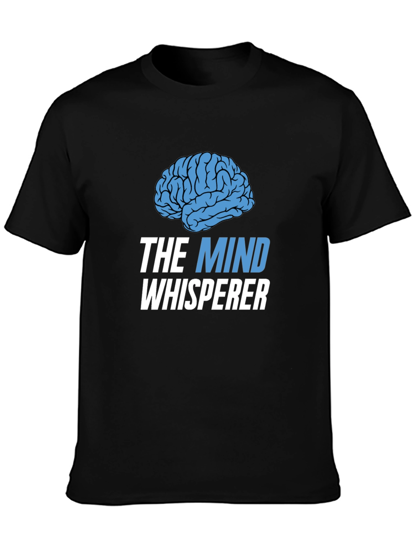 The Mind Whisperer Black Graphic Tee