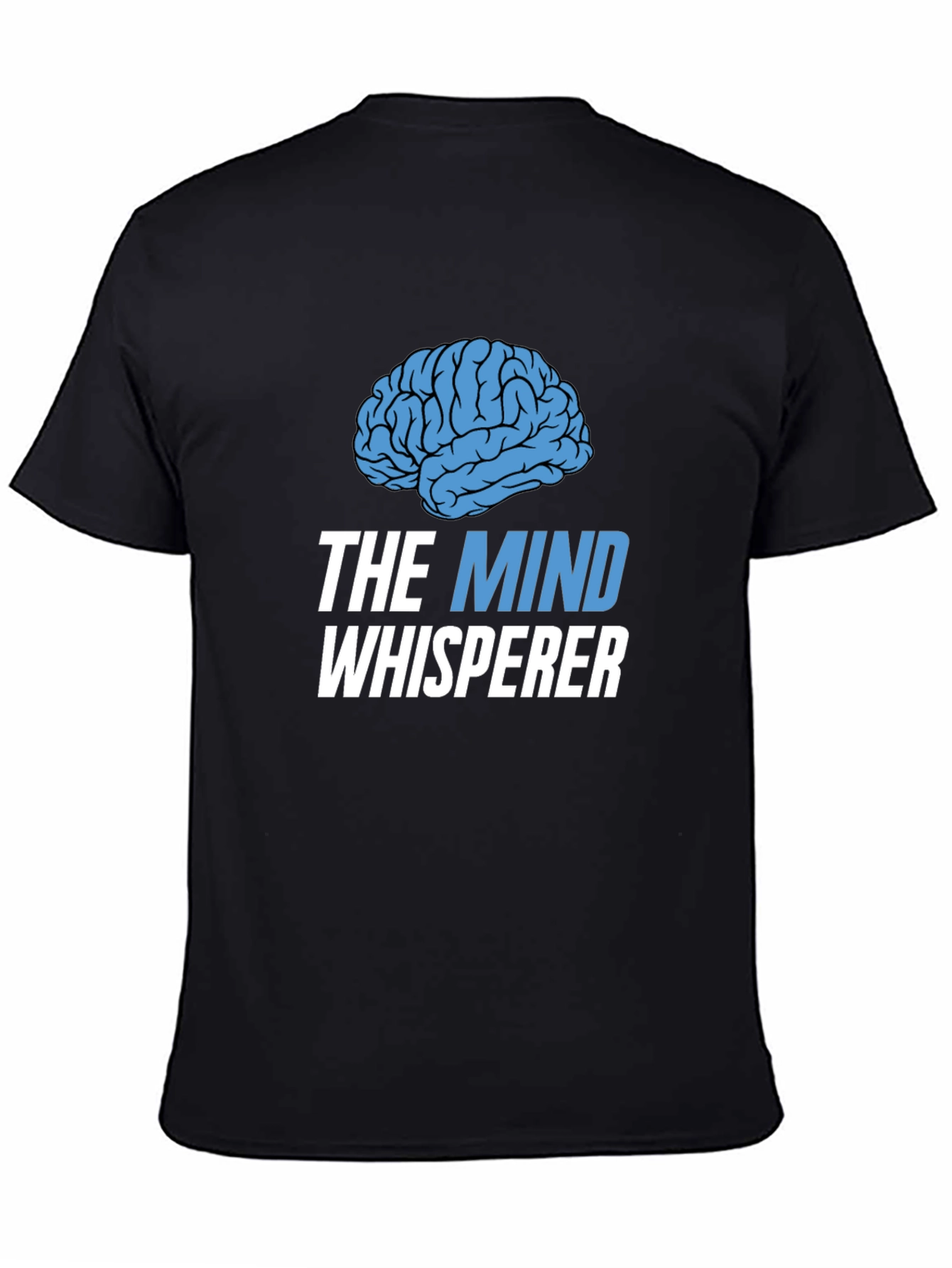 The Mind Whisperer Black Graphic Tee