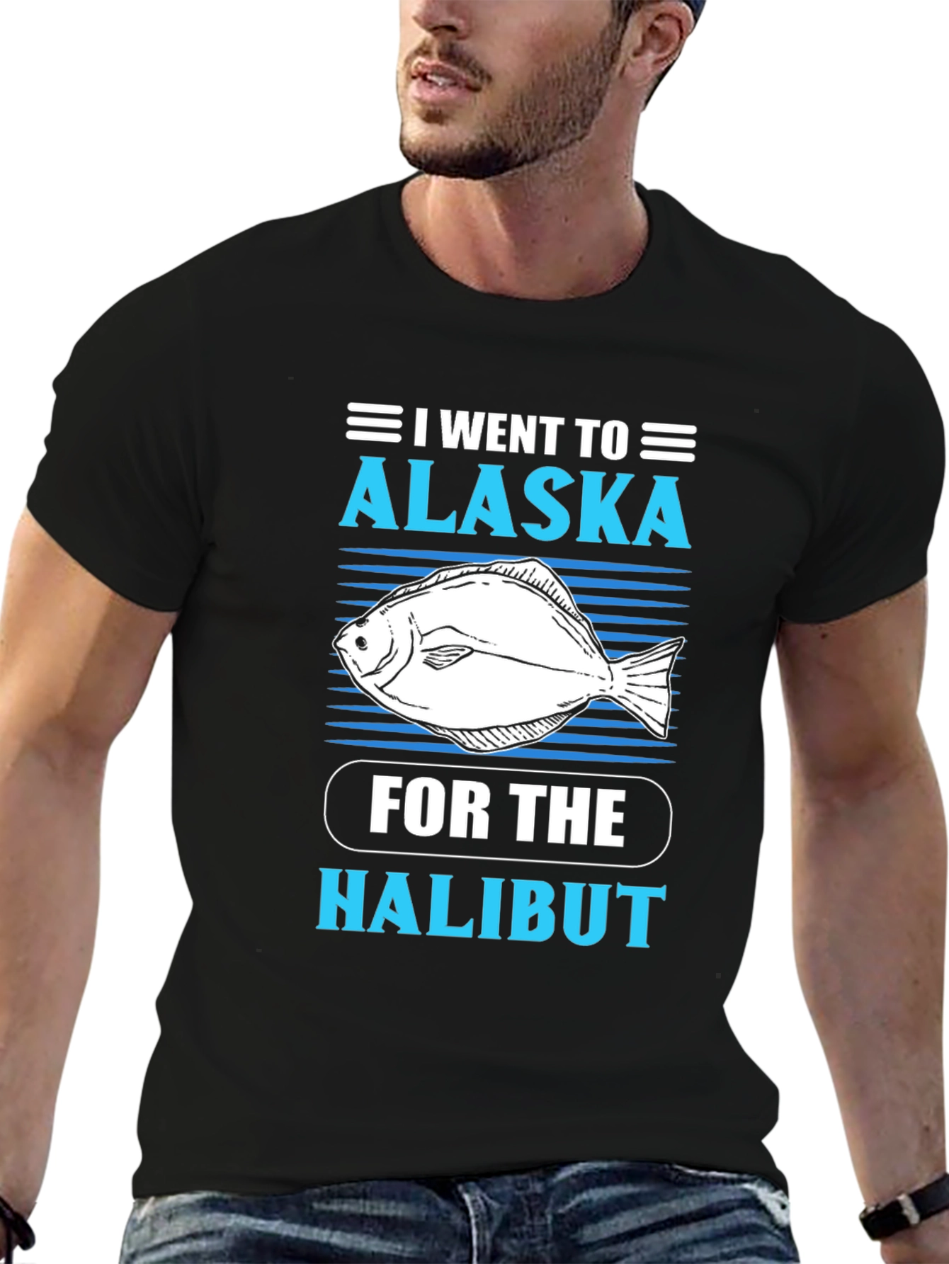 Alaska Halibut Fishing T-Shirt