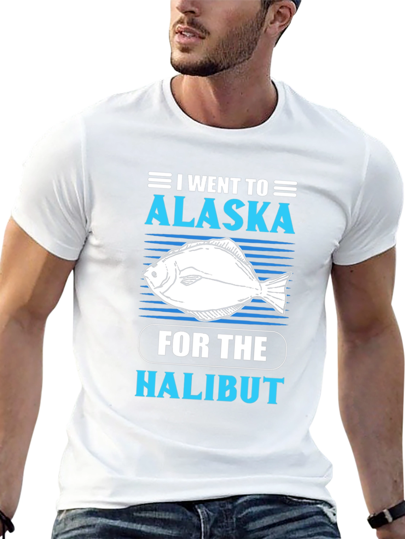 Alaska Halibut Fishing T-Shirt