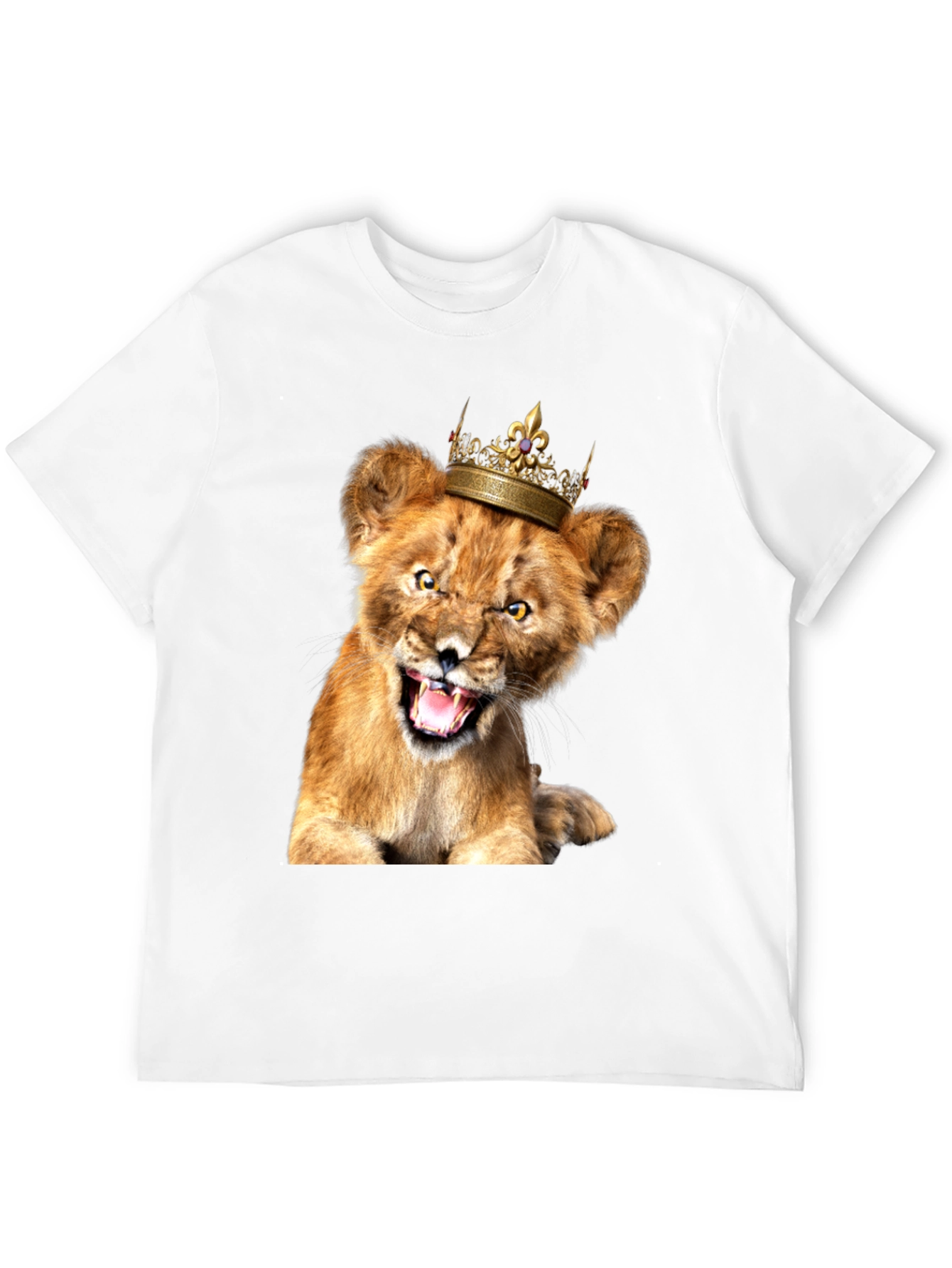 Lion Cub King T-Shirt - Fierce & Fun!