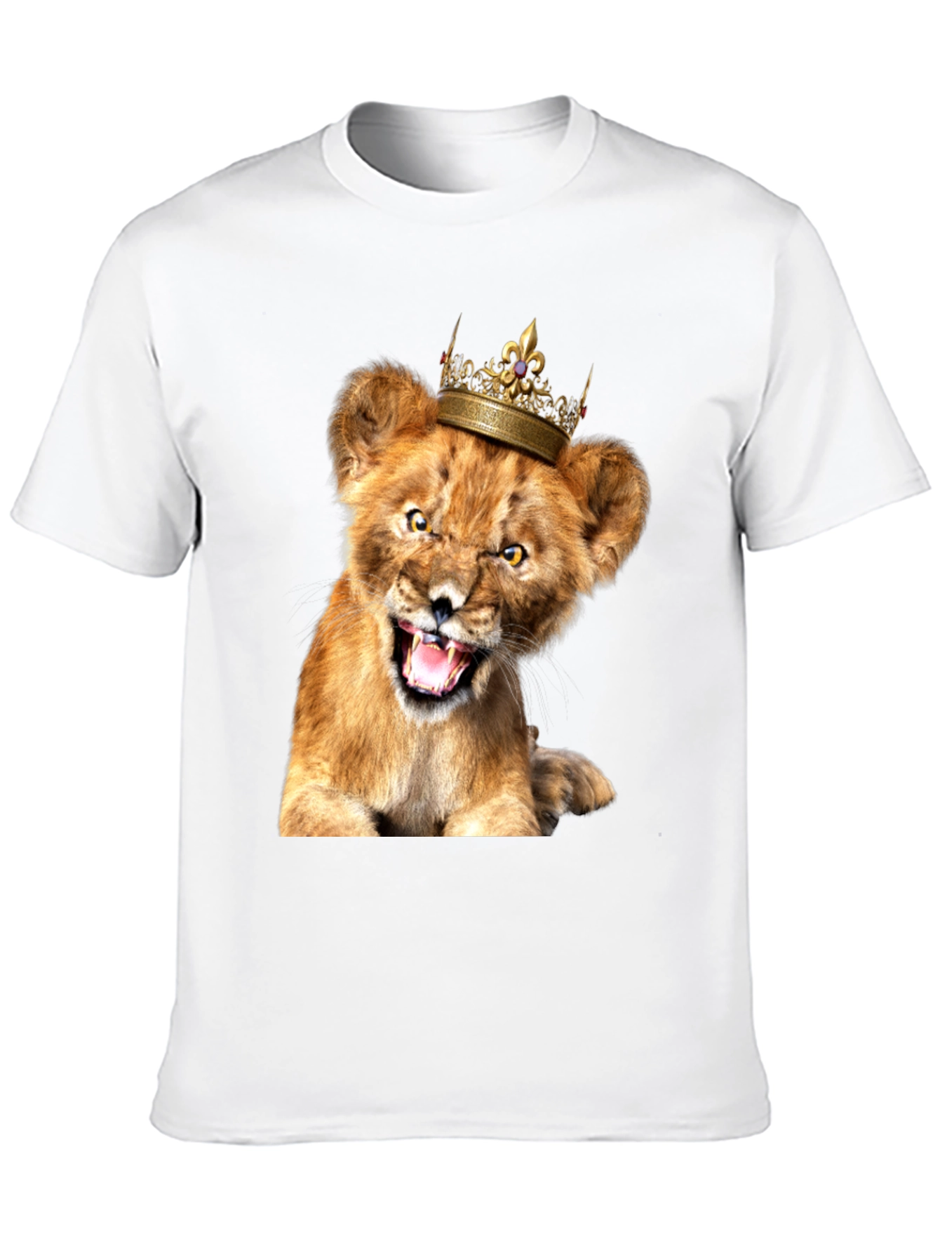 Lion Cub King T-Shirt - Fierce & Fun!