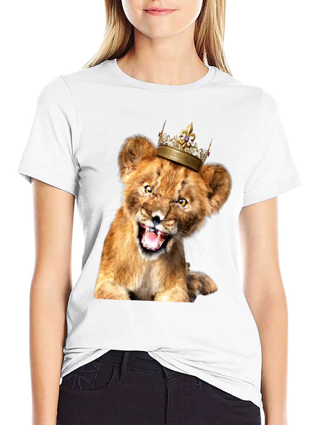 Lion Cub King T-Shirt - Fierce & Fun!