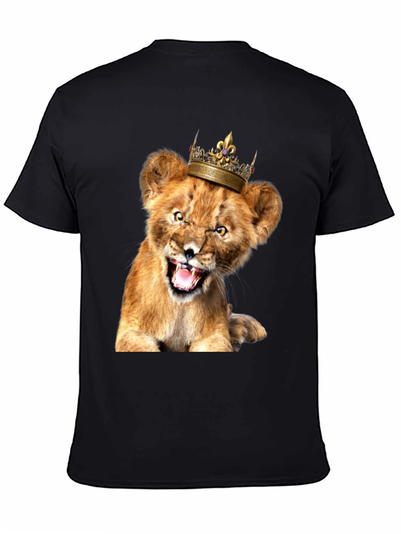 Lion Cub King T-Shirt - Fierce & Fun!