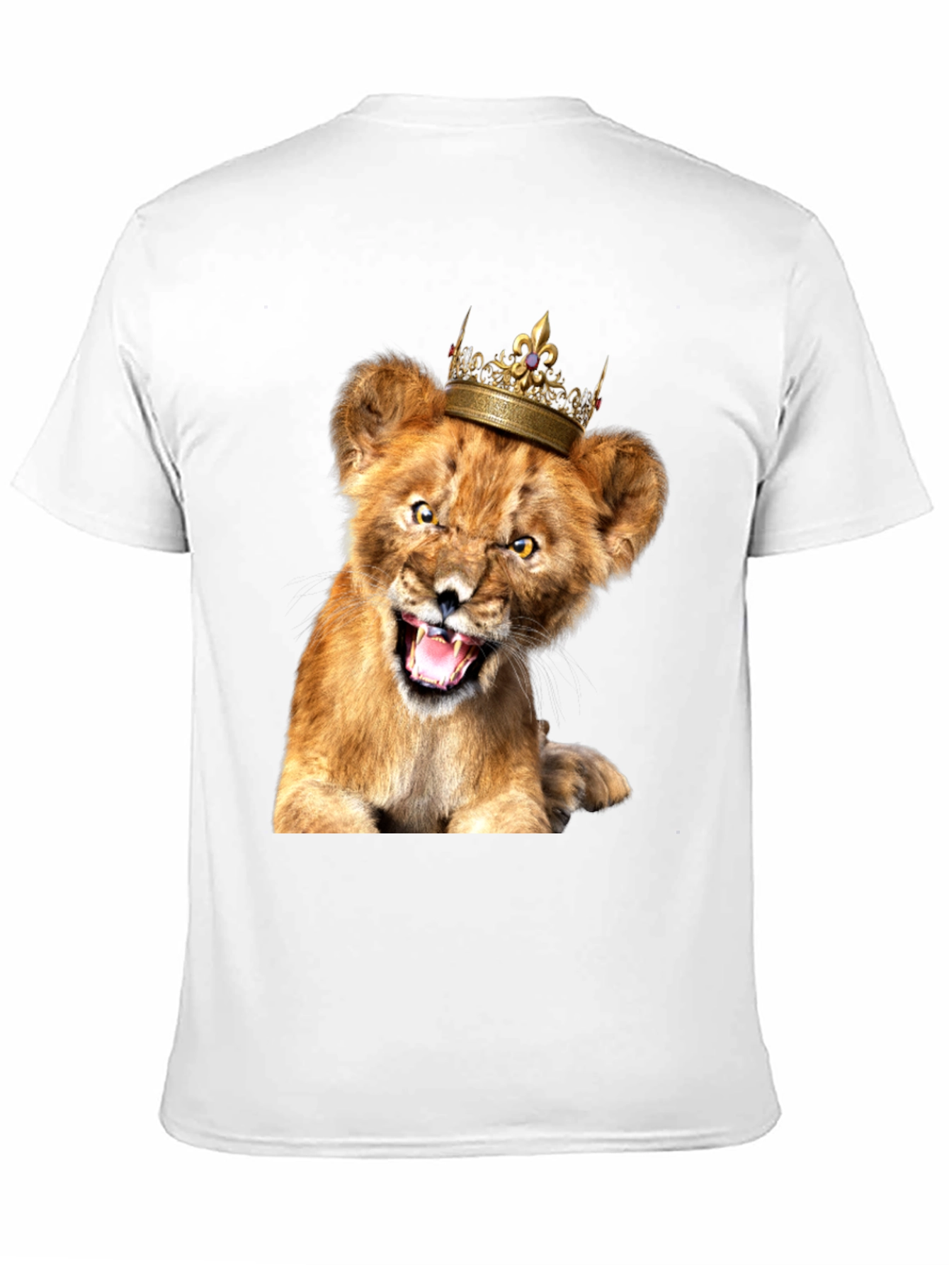 Lion Cub King T-Shirt - Fierce & Fun!