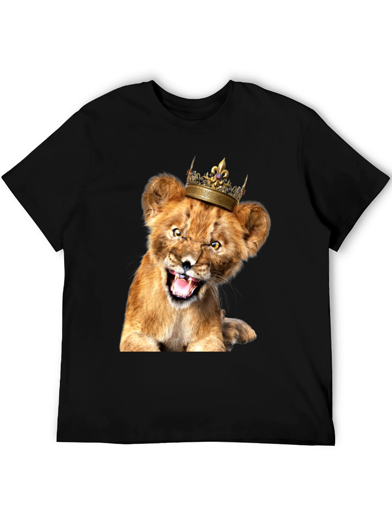 Lion Cub King T-Shirt - Fierce & Fun!