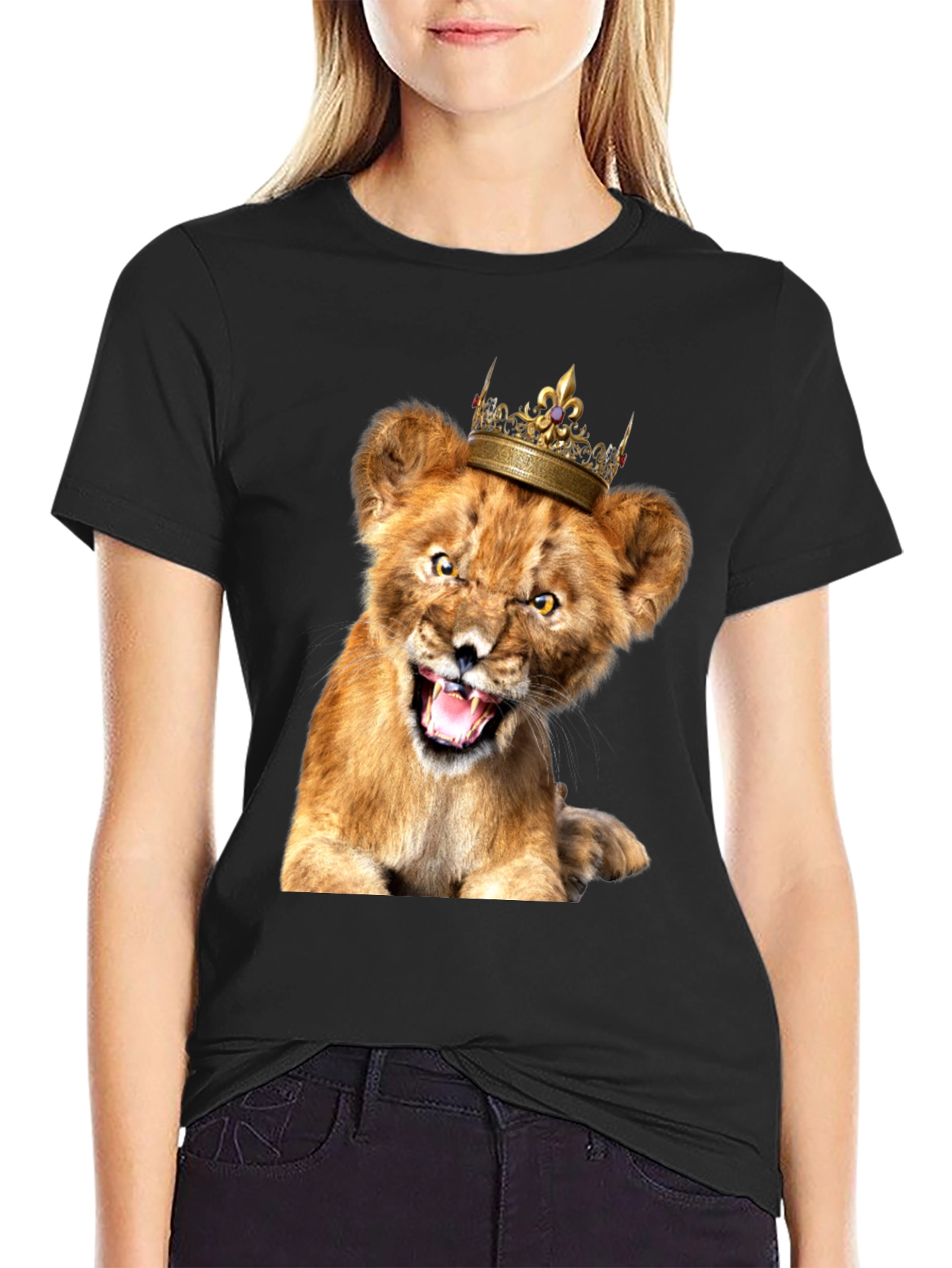 Lion Cub King T-Shirt - Fierce & Fun!
