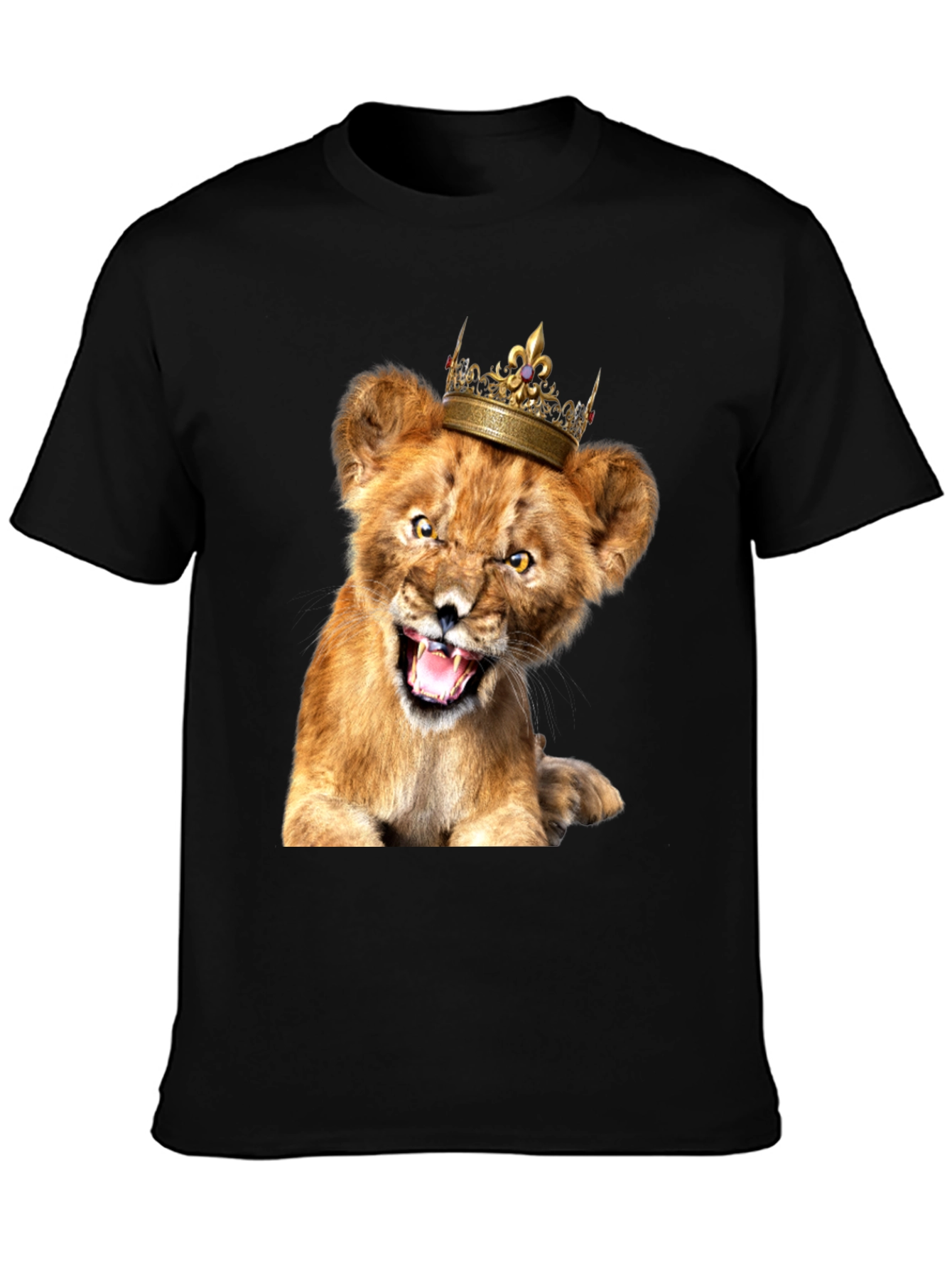 Lion Cub King T-Shirt - Fierce & Fun!