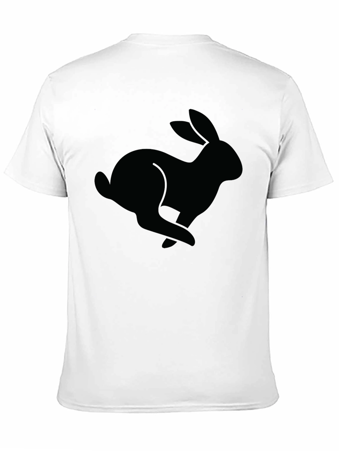 Black Rabbit Graphic Tee - Casual Style