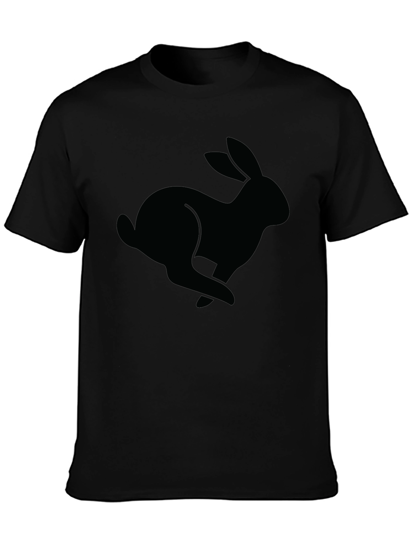 Black Rabbit Graphic Tee - Casual Style