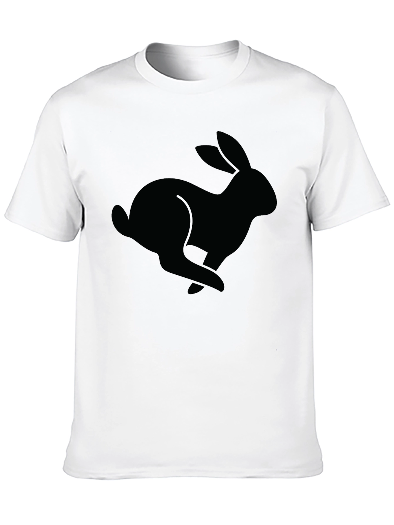 Black Rabbit Graphic Tee - Casual Style