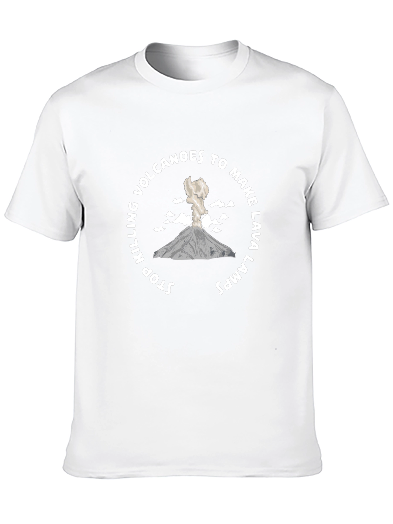 Volcano Lava Lamp Graphic Tee