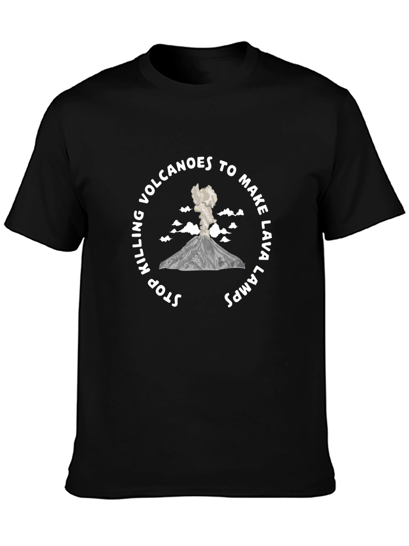 Volcano Lava Lamp Graphic Tee