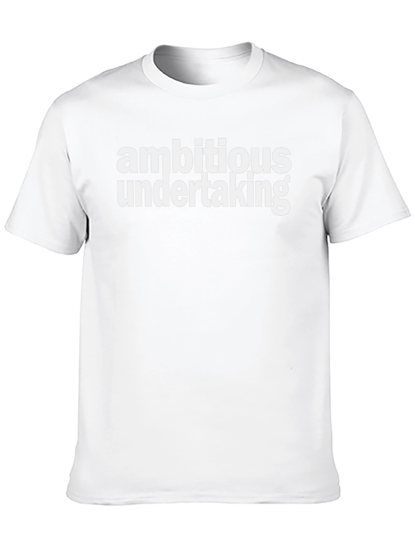 Ambitious Undertaking Black T-Shirt