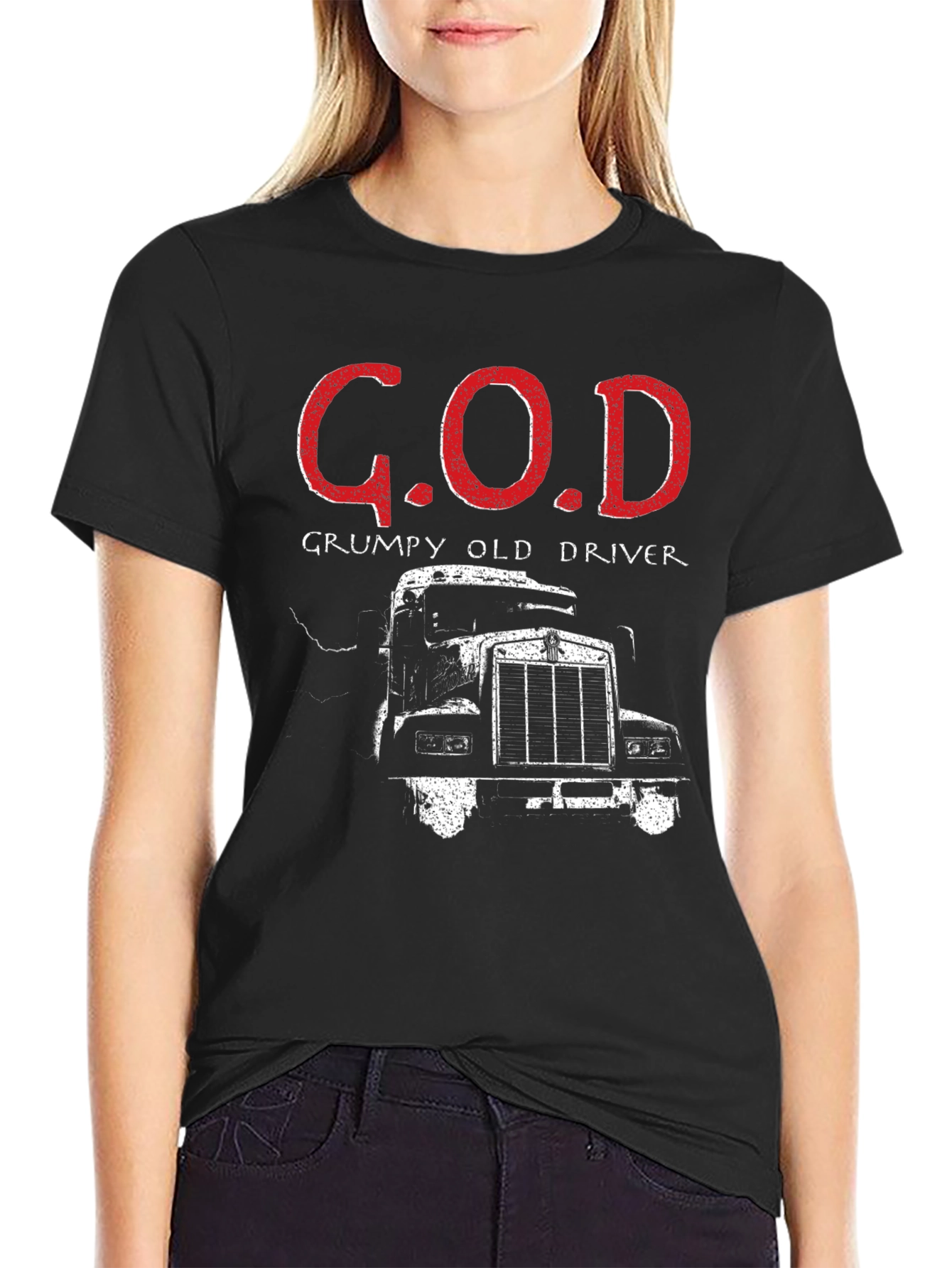 G.O.D. Grumpy Old Driver Trucker T-Shirt