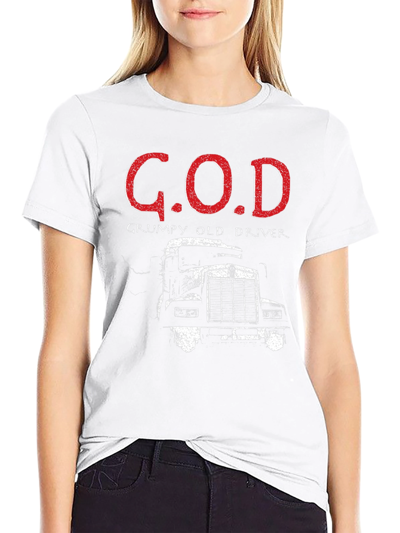 G.O.D. Grumpy Old Driver Trucker T-Shirt