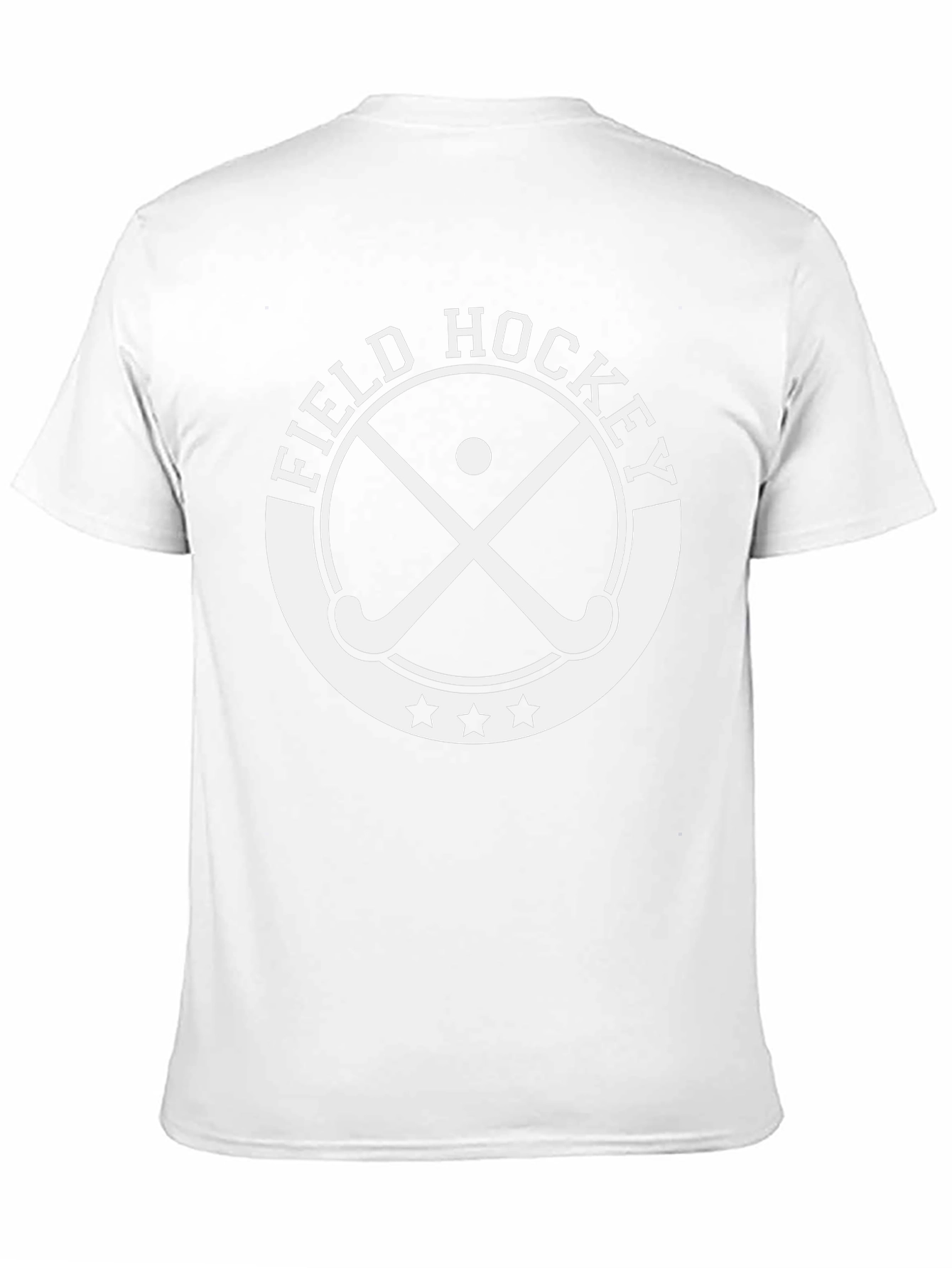 Field Hockey Graphic Tee - Black Cotton T-Shirt