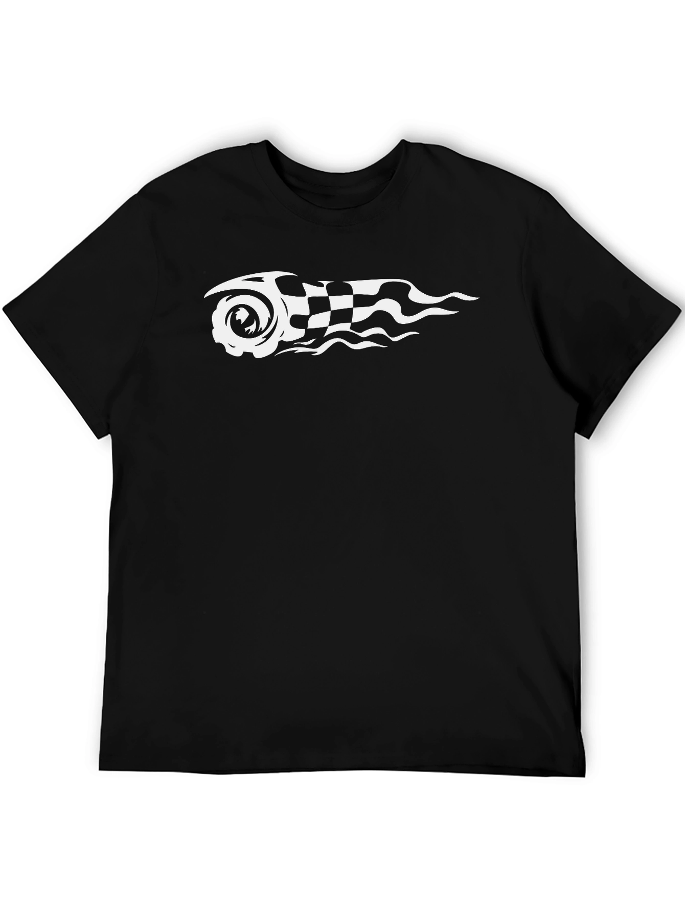 Racing Wheel Fireball Graphic Tee
