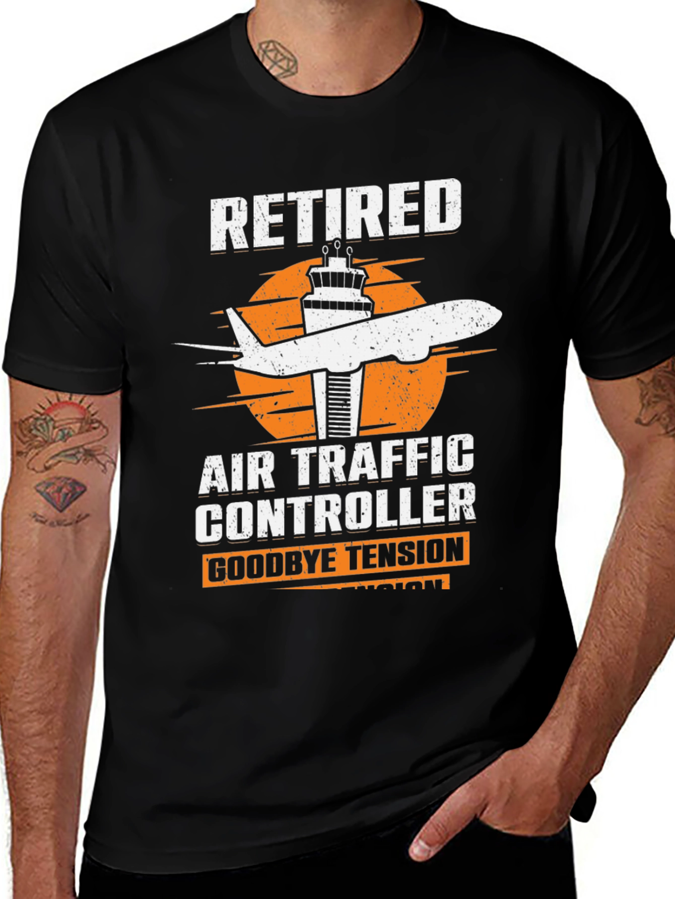 Retired Air Traffic Controller T-Shirt - Goodbye Tension