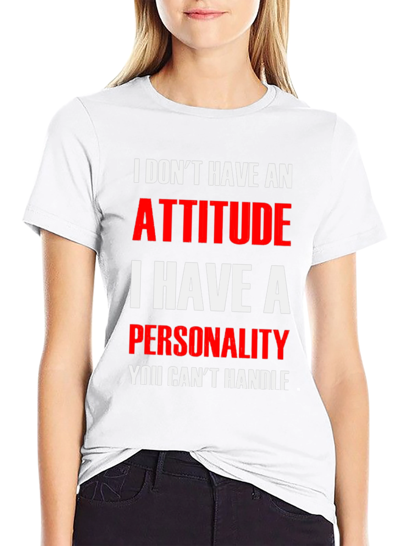 Attitude Personality Mens Graphic T-Shirt