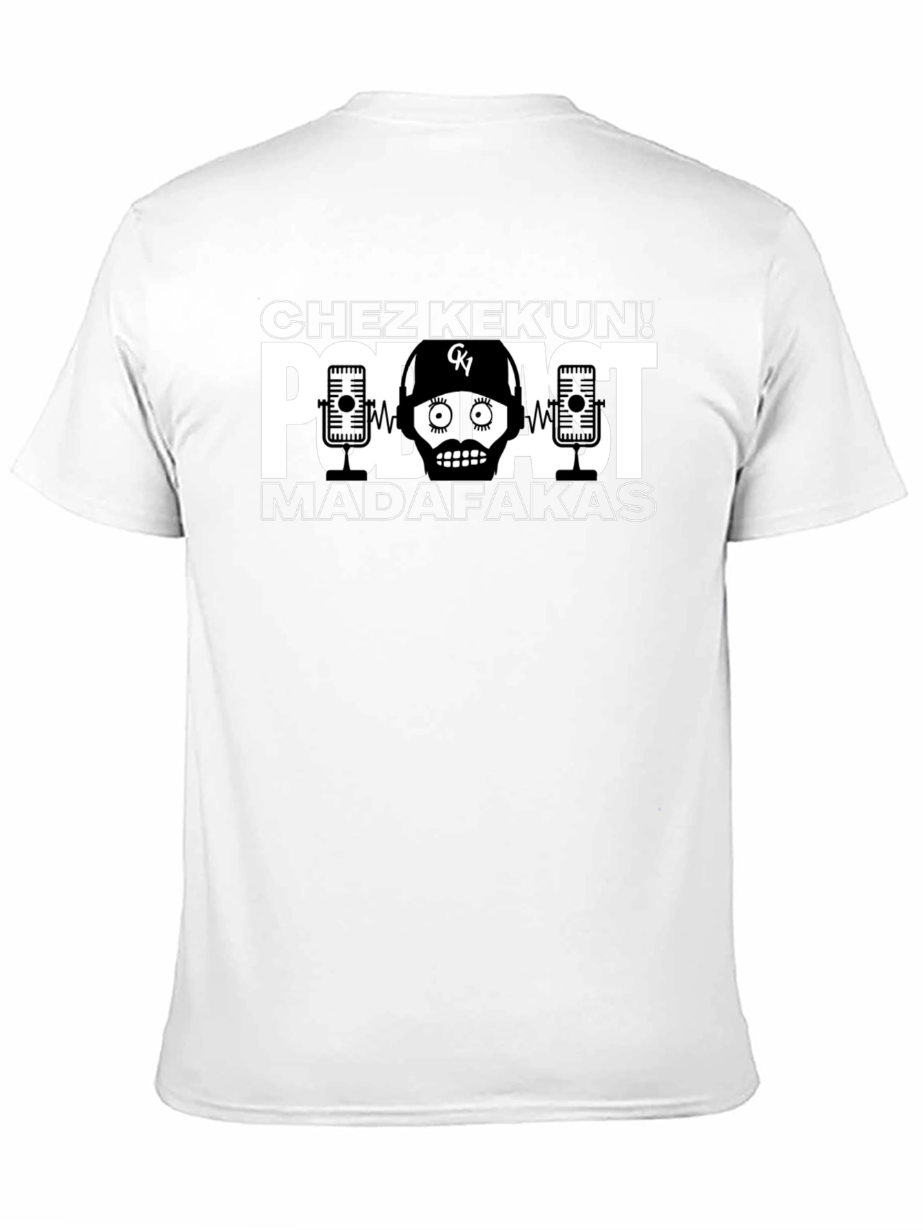 Chez Kekun Podcast Madafakas Black Graphic Tee