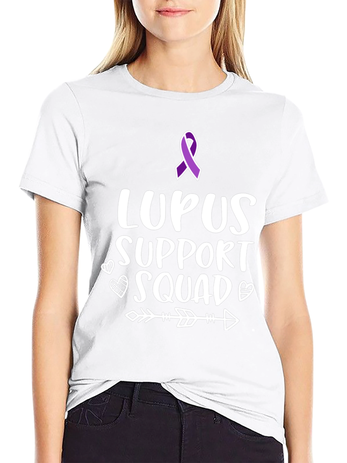 Lupus Support Squad T-Shirt Black