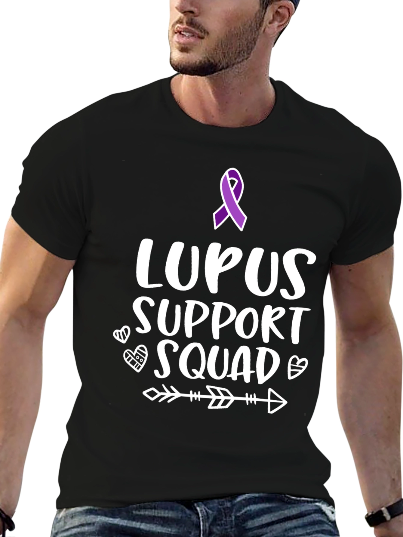 Lupus Support Squad T-Shirt Black