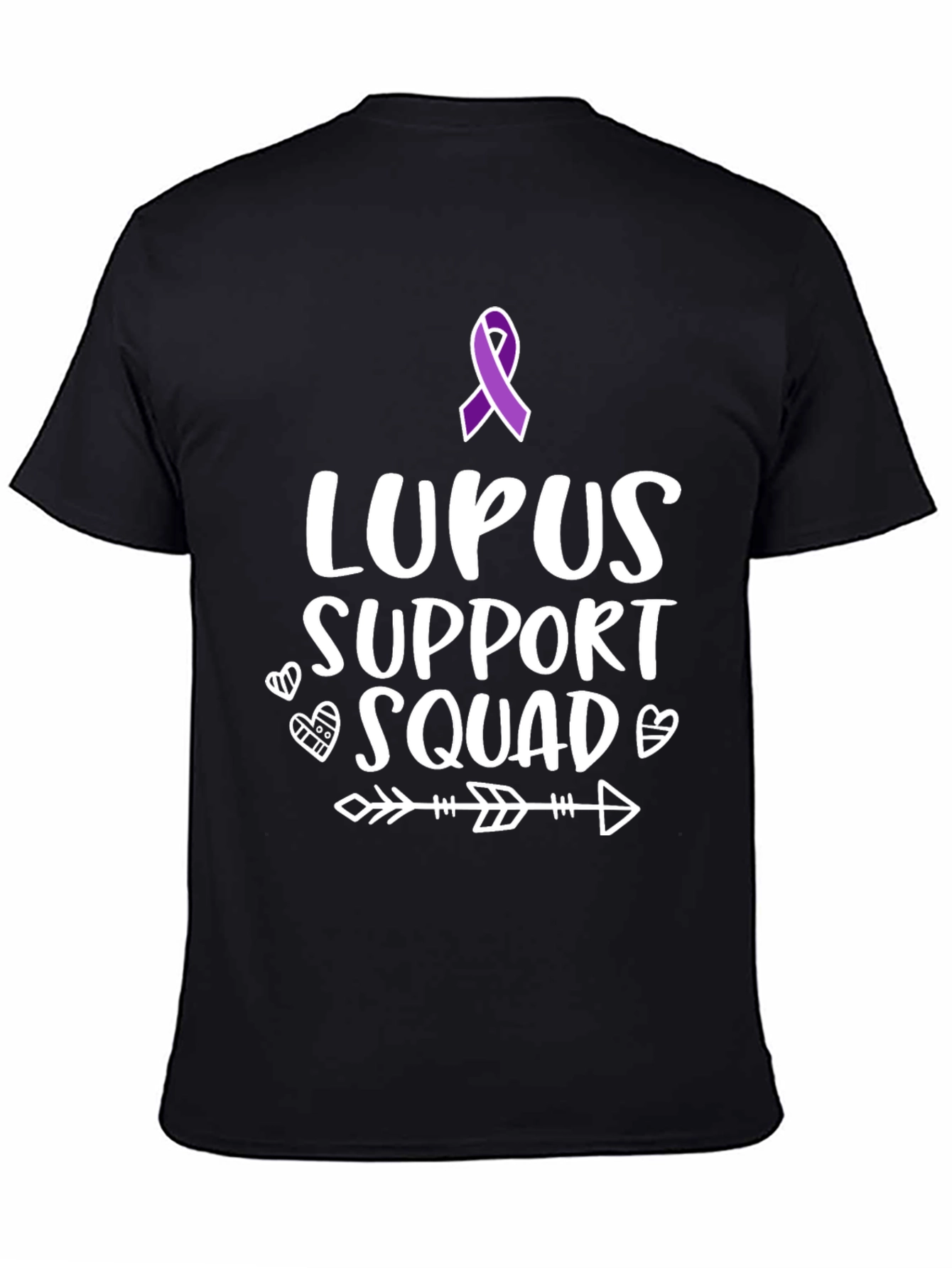 Lupus Support Squad T-Shirt Black