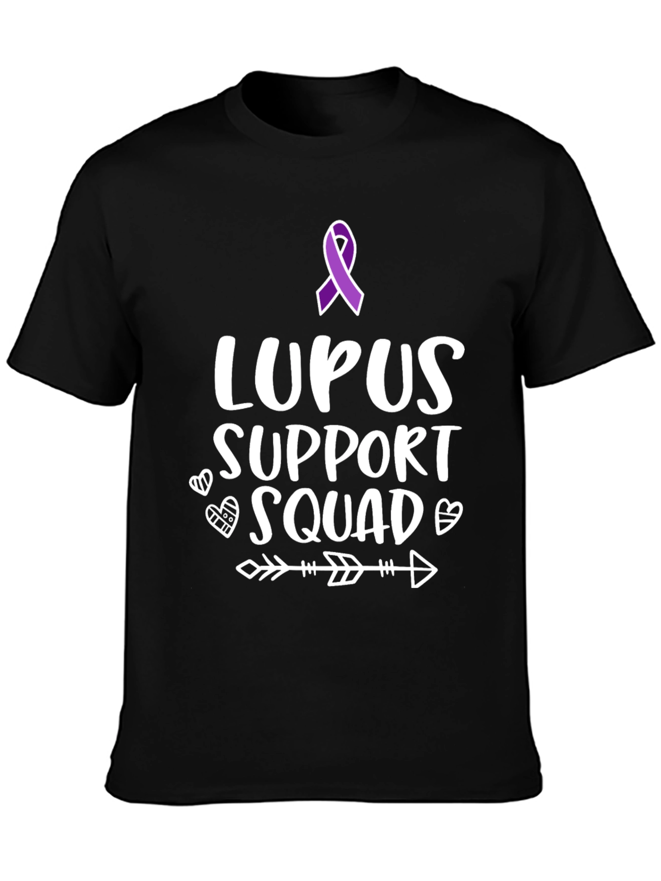 Lupus Support Squad T-Shirt Black