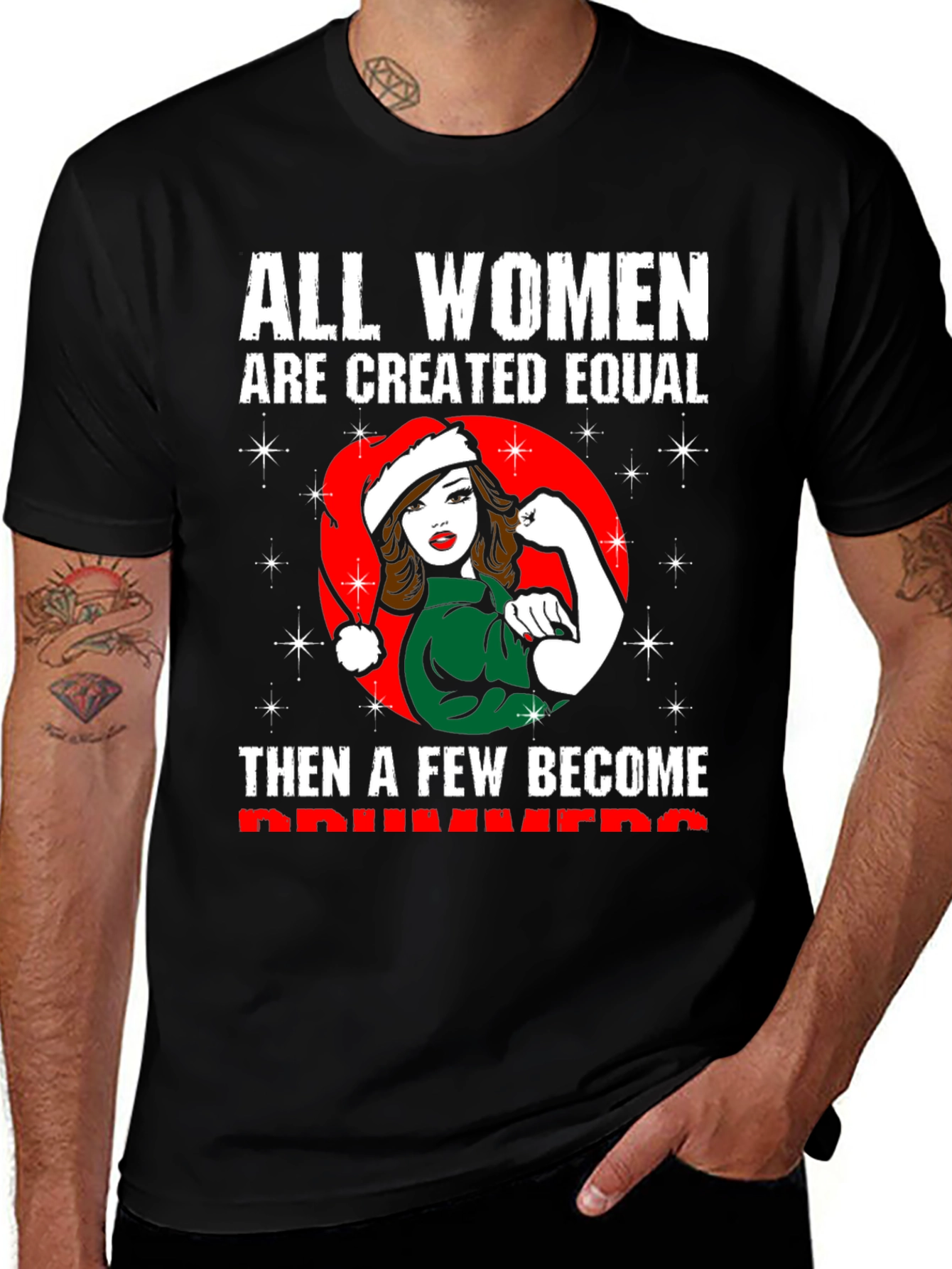 All Women Created Equal T-Shirt Driver Gift