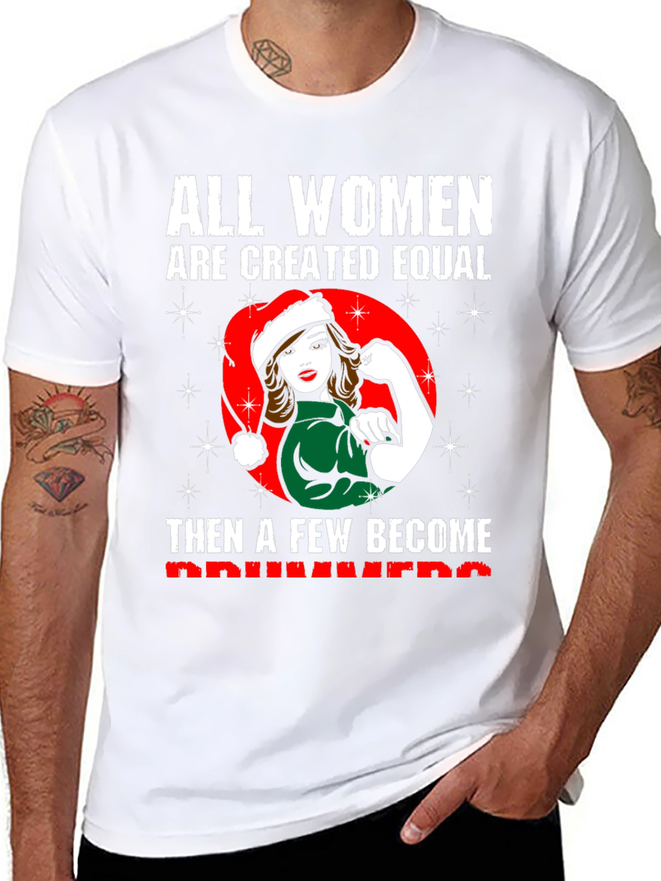All Women Created Equal T-Shirt Driver Gift
